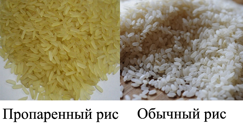 Пропаривание риса: ключевое отличие от обычного риса
