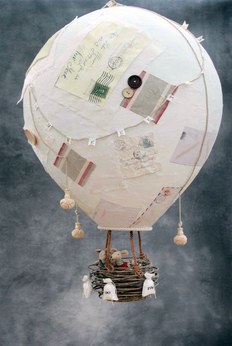 Создание воздушного шара из бумаги