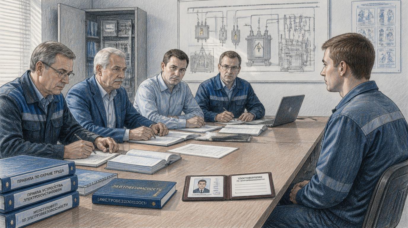 ПРОХОДИТЬ АТТЕСТАЦИЮ ПО ЭЛЕКТРОБЕЗОПАСНОСТИ